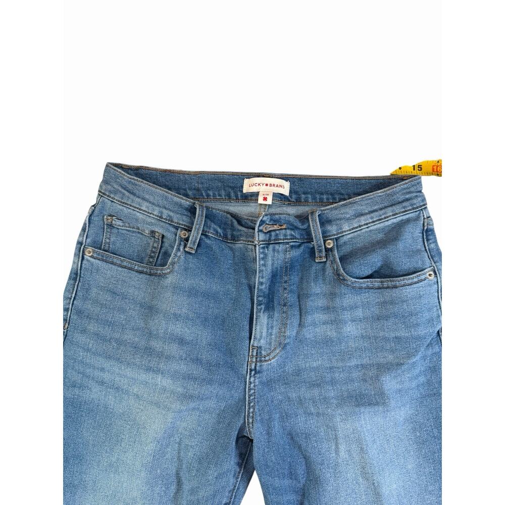 Lucky Brand 90s Loose High Rise Crop Jeans Women's 6/28 Light Wash Denim - Picture 4 of 6
